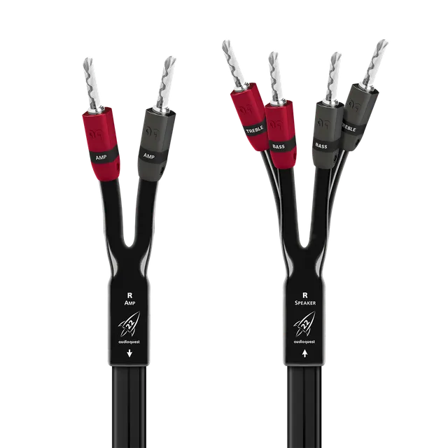 AudioQuest Rocket 22 Single-BiWire høyttalerkabel 2,4 m