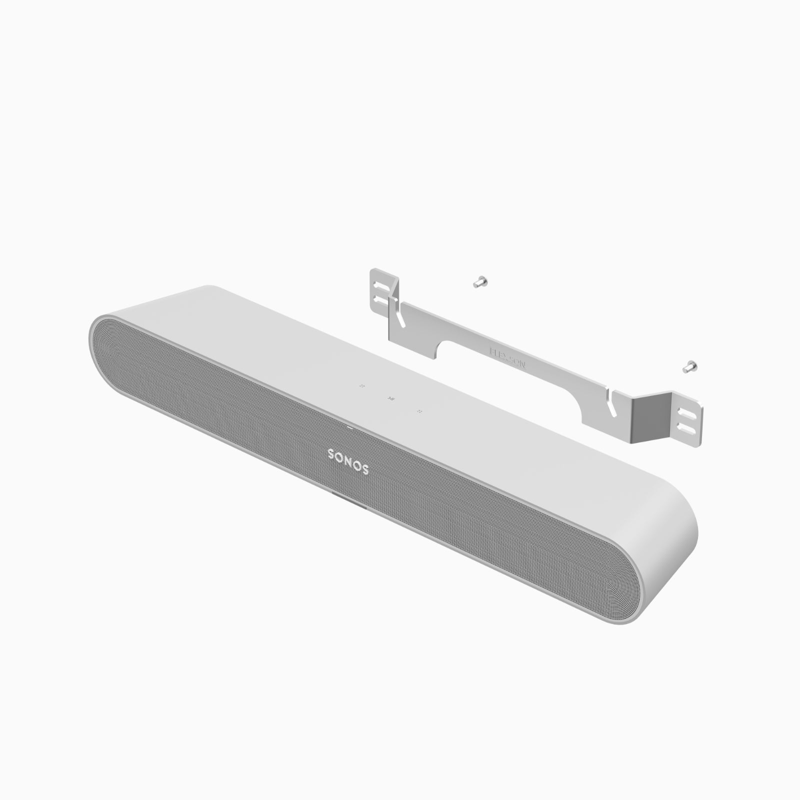 Flexson Ray veggfeste hvit 30 mm lydspor