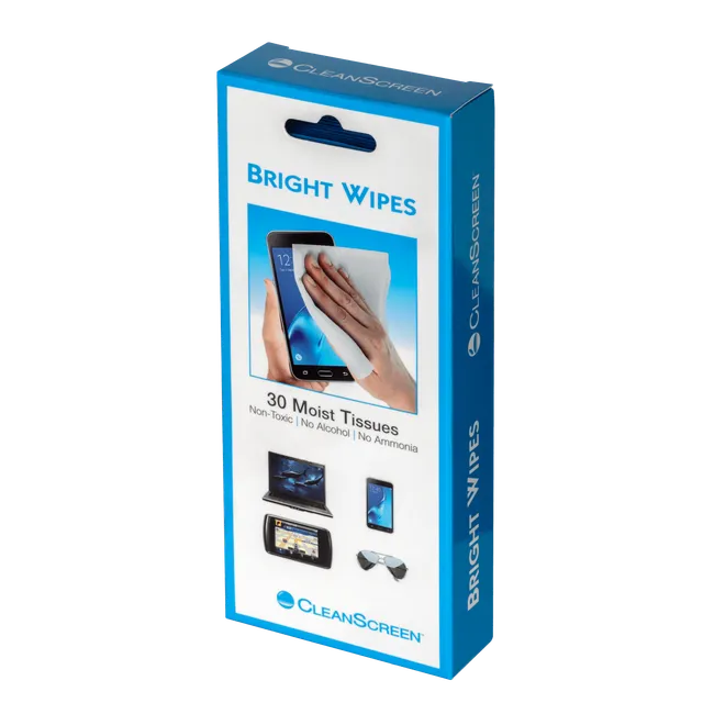 AudioQuest CleanScreen Bright Wipes skjermservietter 30-pk alkoholfri