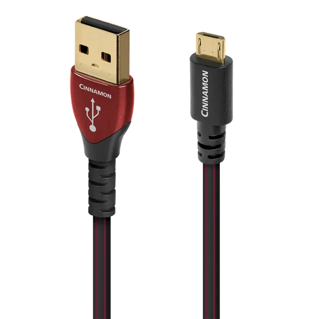AudioQuest Cinnamon USB-A Micro-B kabel 2.0 sølv