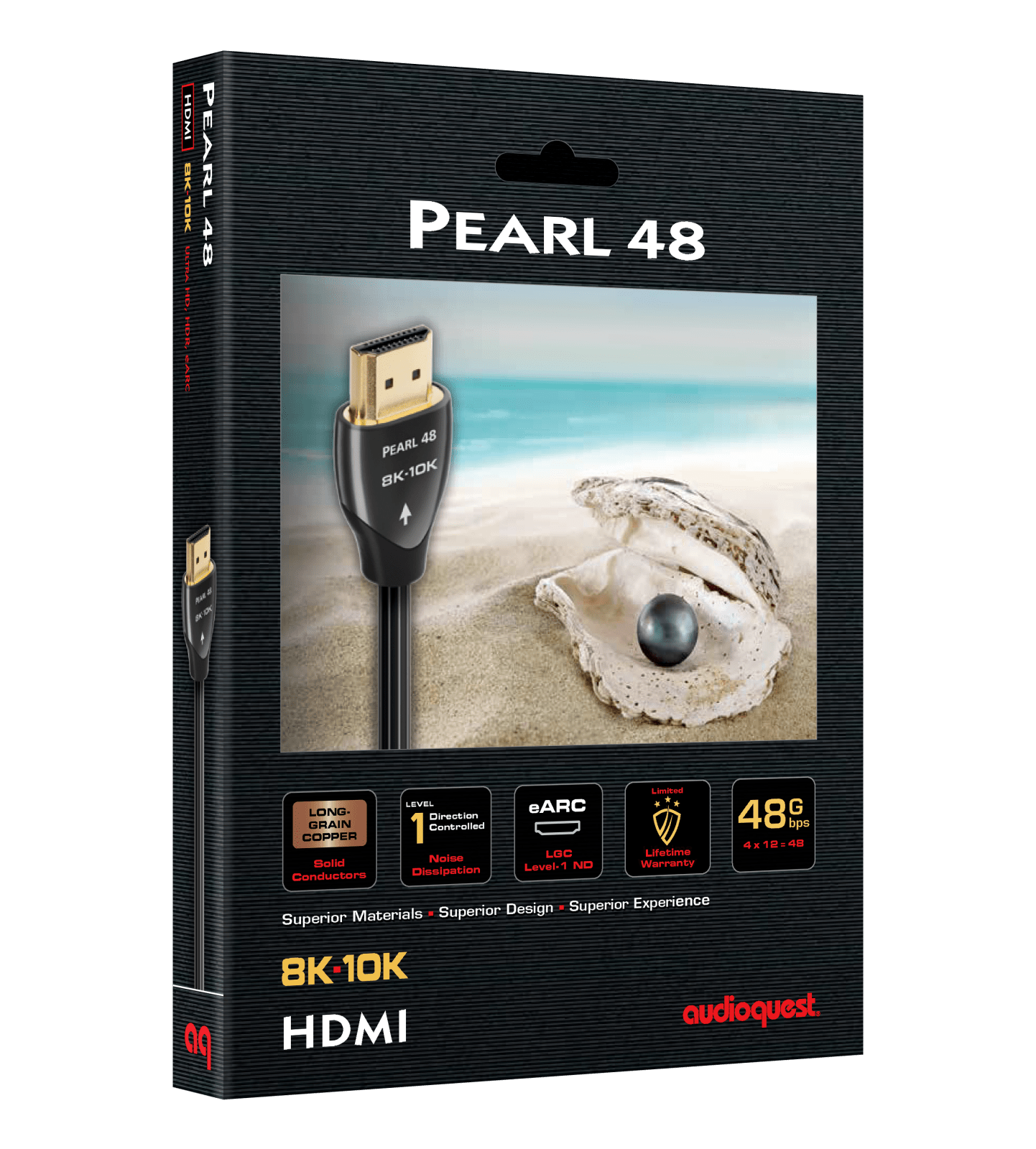 AudioQuest Pearl 48 HDMI-kabel 8K refurbished