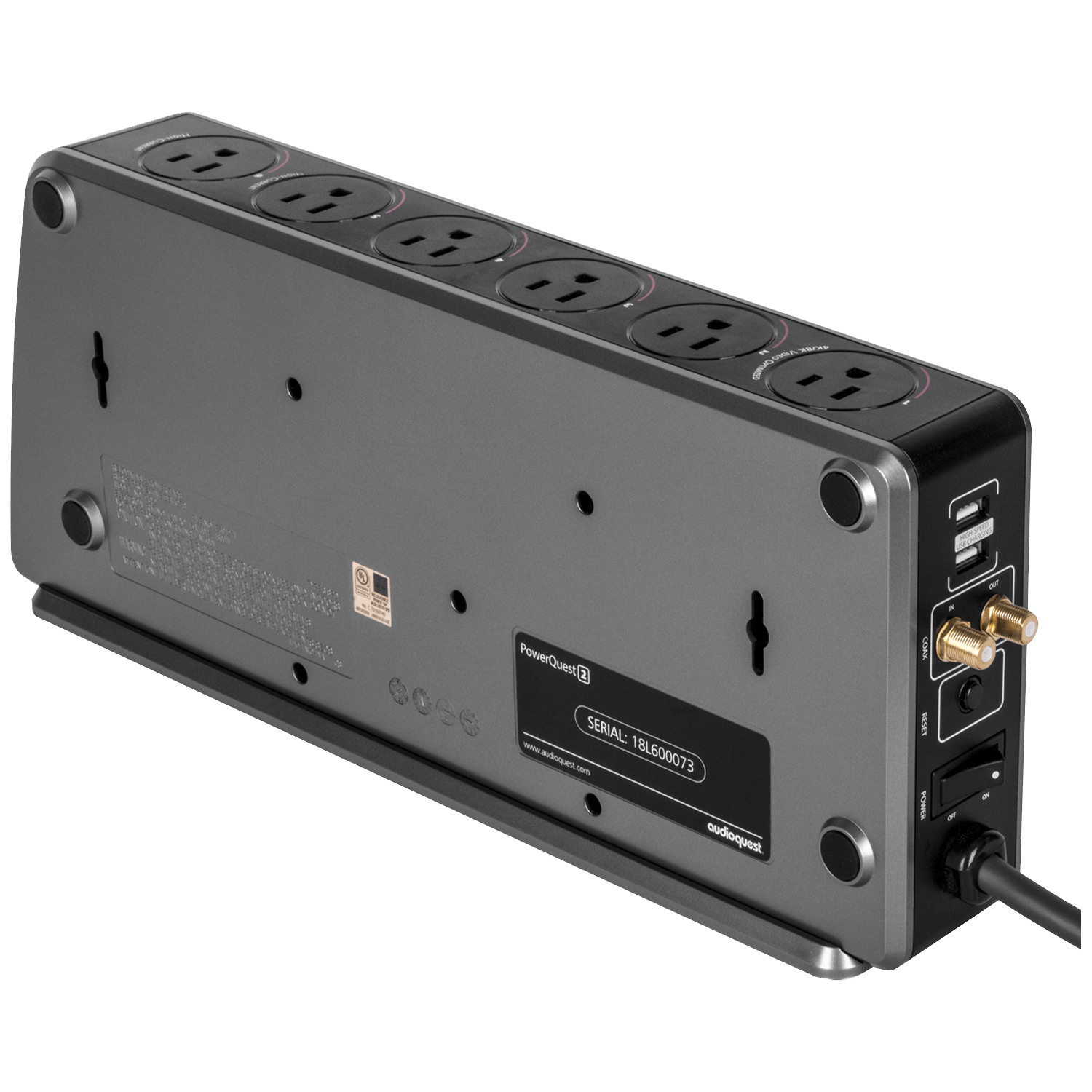 AudioQuest PowerQuest 2 strømfilter 6 uttak refurb