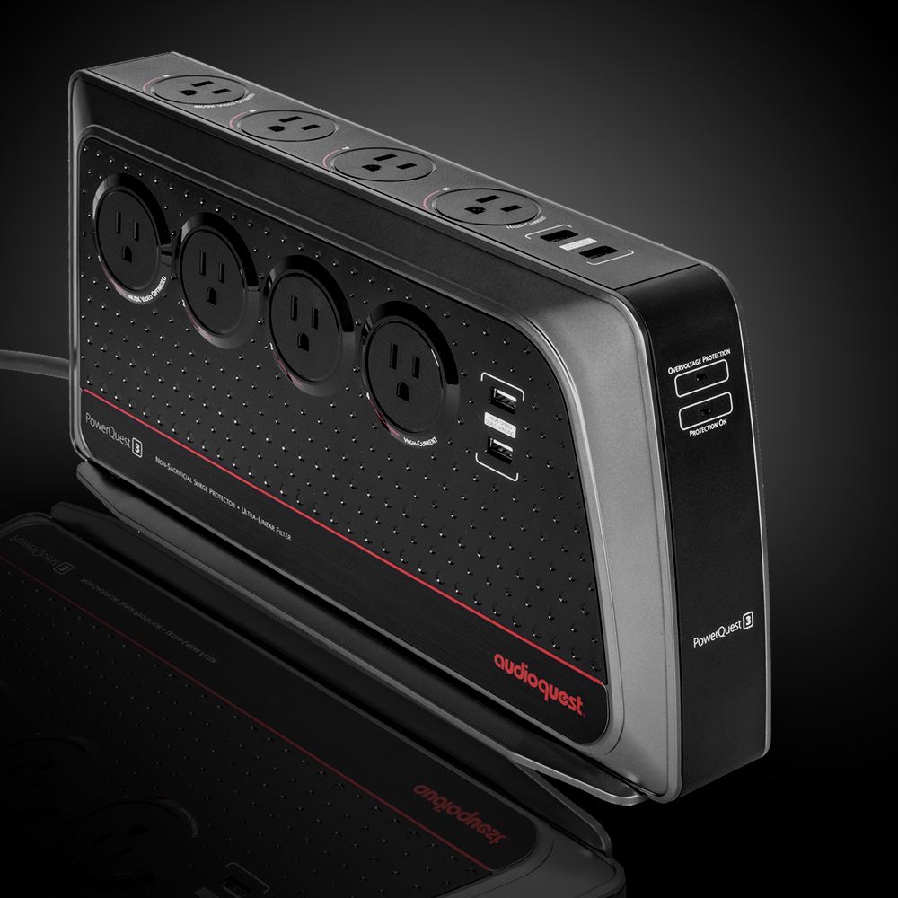 AudioQuest PowerQuest 3 strømfilter fabrikkrenovert 6 uttak