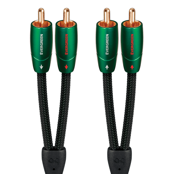 AudioQuest Evergreen RCA-kabel stereo LGC-kobber