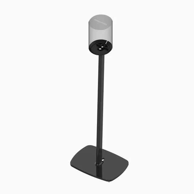 Flexson Sonos Era 100 gulvstativ svart enkel – kabelspor