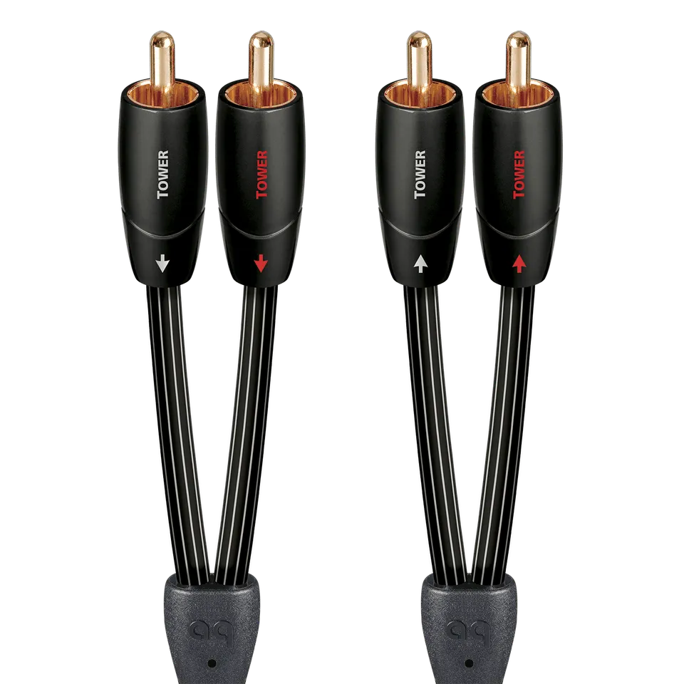 AudioQuest Tower RCA-kabel stereo LGC-kobber