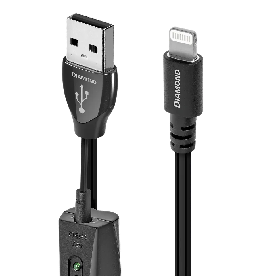 AudioQuest Diamond USB-A til Lightning kabel 1,5 m