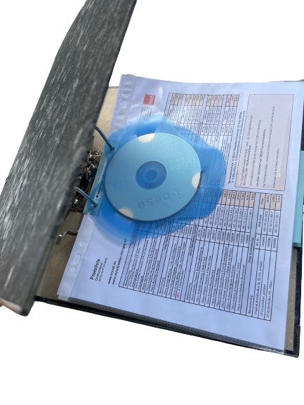 Knosti Slimcase 25 Professional CD-cover blå 25-pk slank