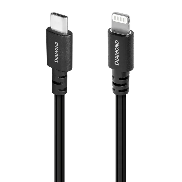 AudioQuest Diamond USB-C kabel C til Lightning sølv