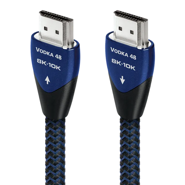 AudioQuest Vodka 48 HDMI-kabel 48G 8K-10K forsølvet