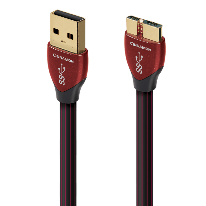 AudioQuest Cinnamon USB-A-Micro B 3.0 kabel sølv