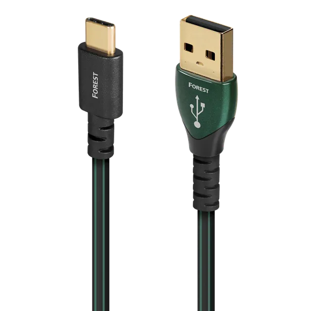AudioQuest Forest USB-C til A kabel renovert 0,75 m