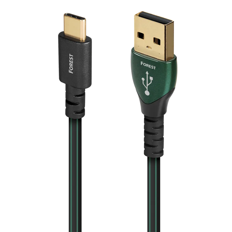 AudioQuest Forest USB-C til A kabel renovert 0,75 m
