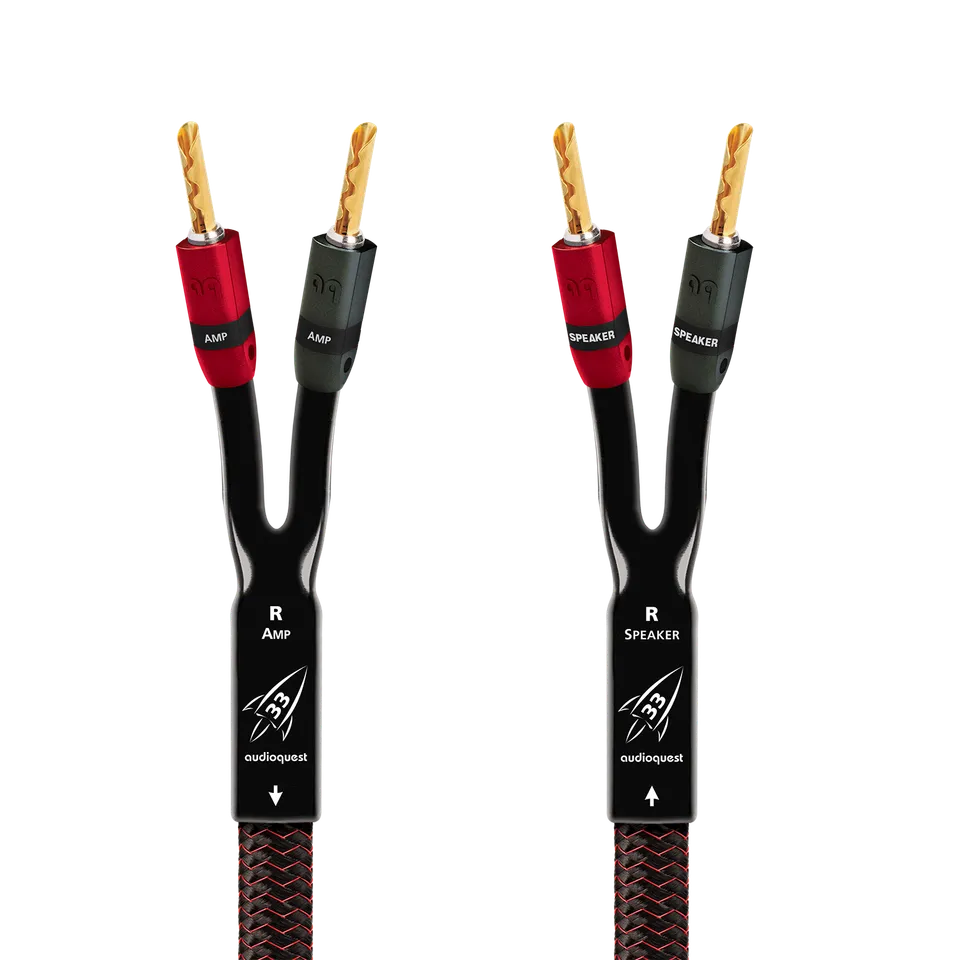 AudioQuest Rocket 33 full-range høyttalerkabel kobber