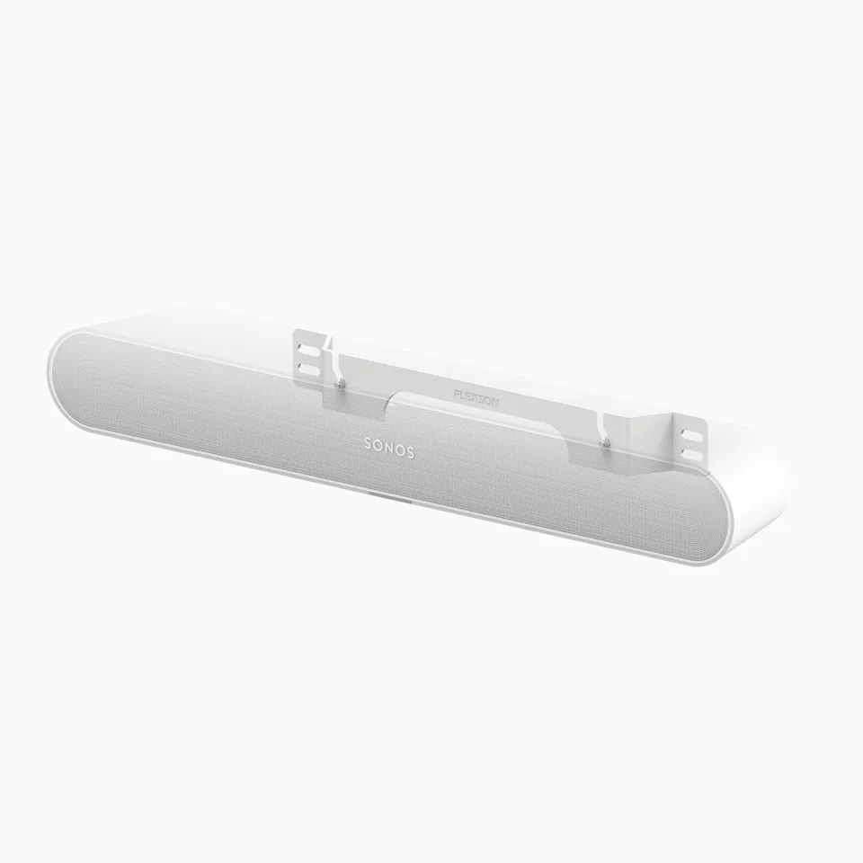 Flexson Ray veggfeste hvit 30 mm lydspor