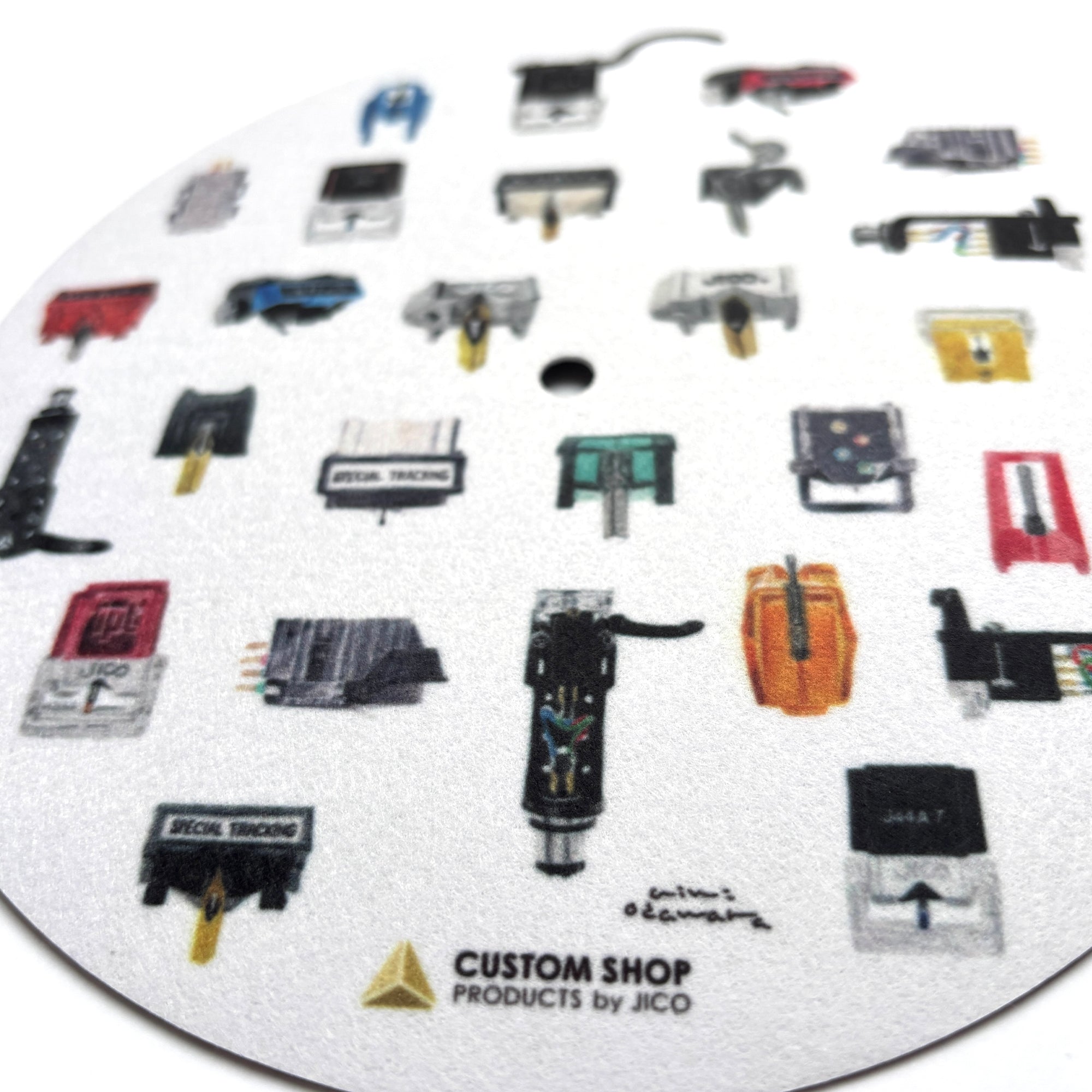 JICO Slipmat 7inch Sketch slipmatte 7 tommer