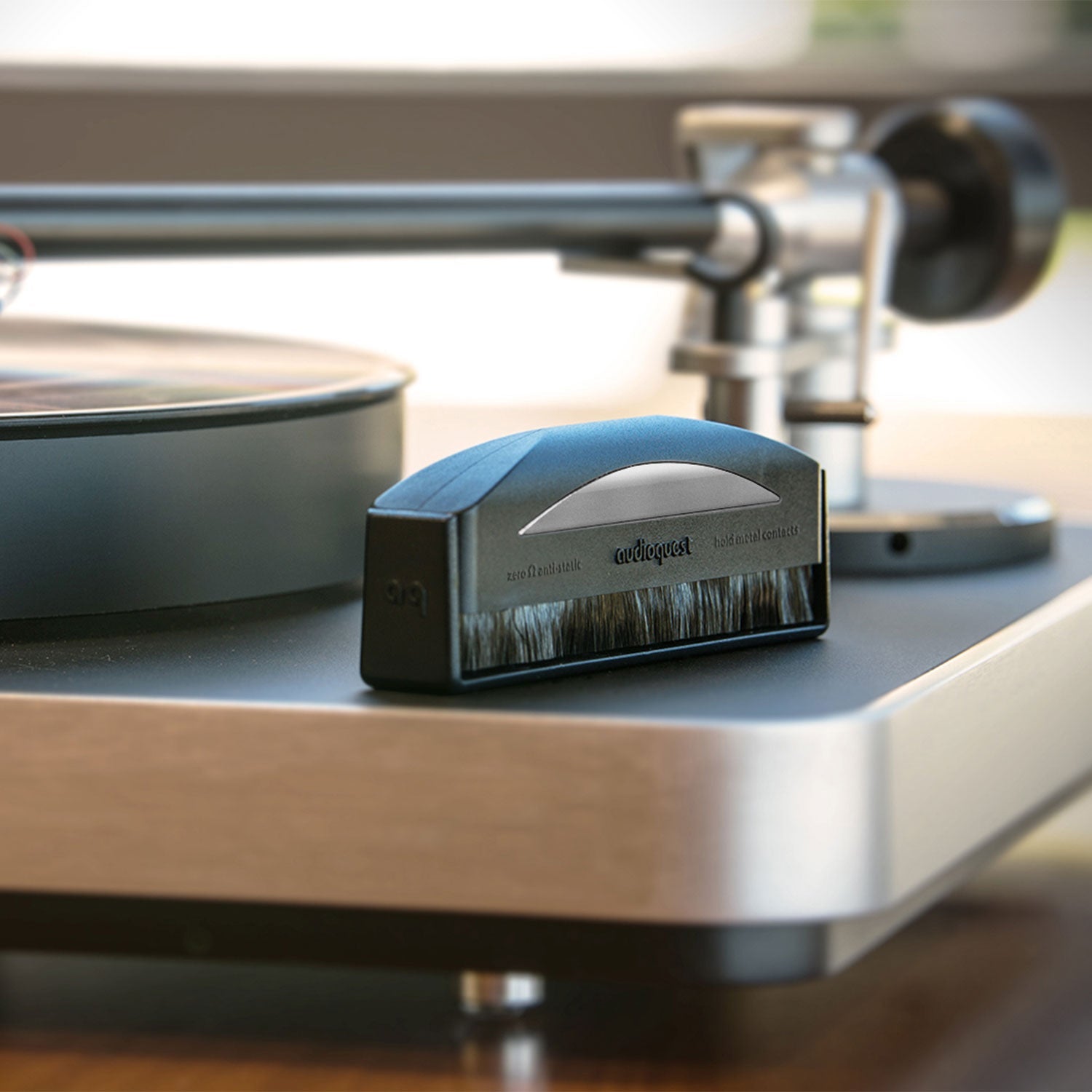 AudioQuest Silver platebørste antistatisk karbon