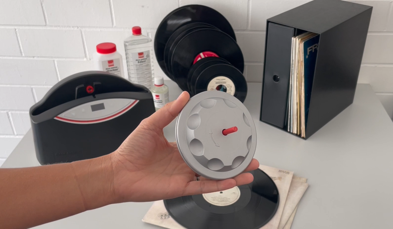 Knosti Disco-Antistat Ultrasonic 2.0 labelbeskytter