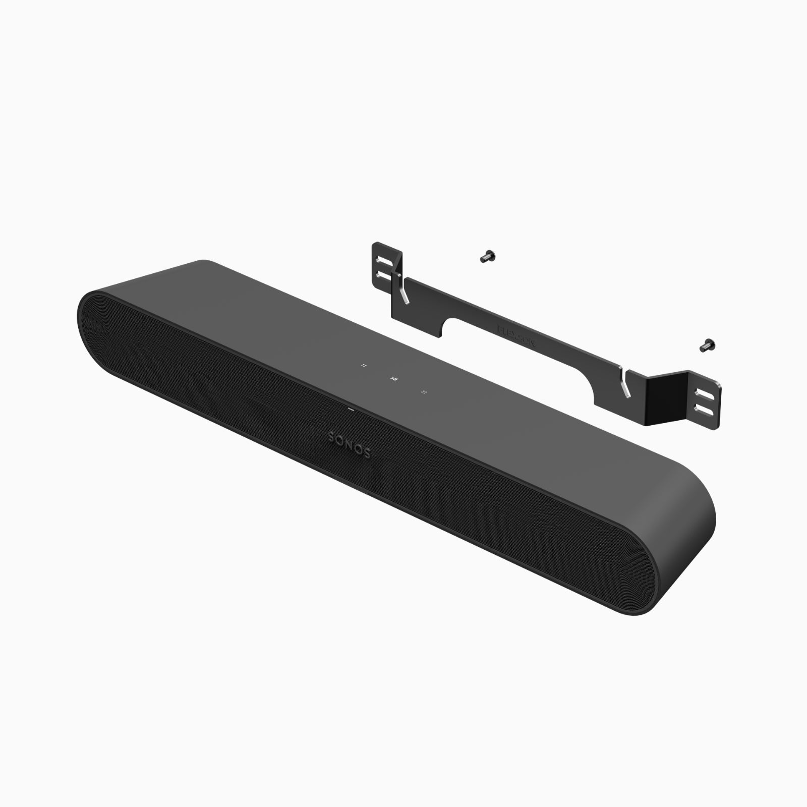 Flexson Sonos Ray veggfeste sort 30 mm trinn