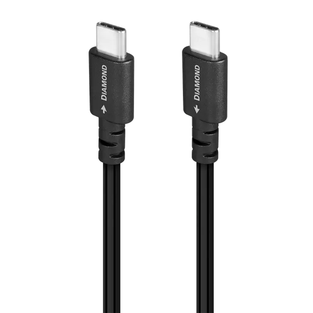 AudioQuest Diamond USB-C til C kabel 0,75 m sølv