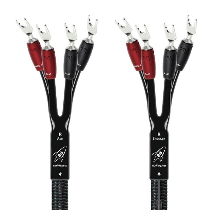 AudioQuest Rocket 88 Single-BiAmp høyttalerkabel PSC+