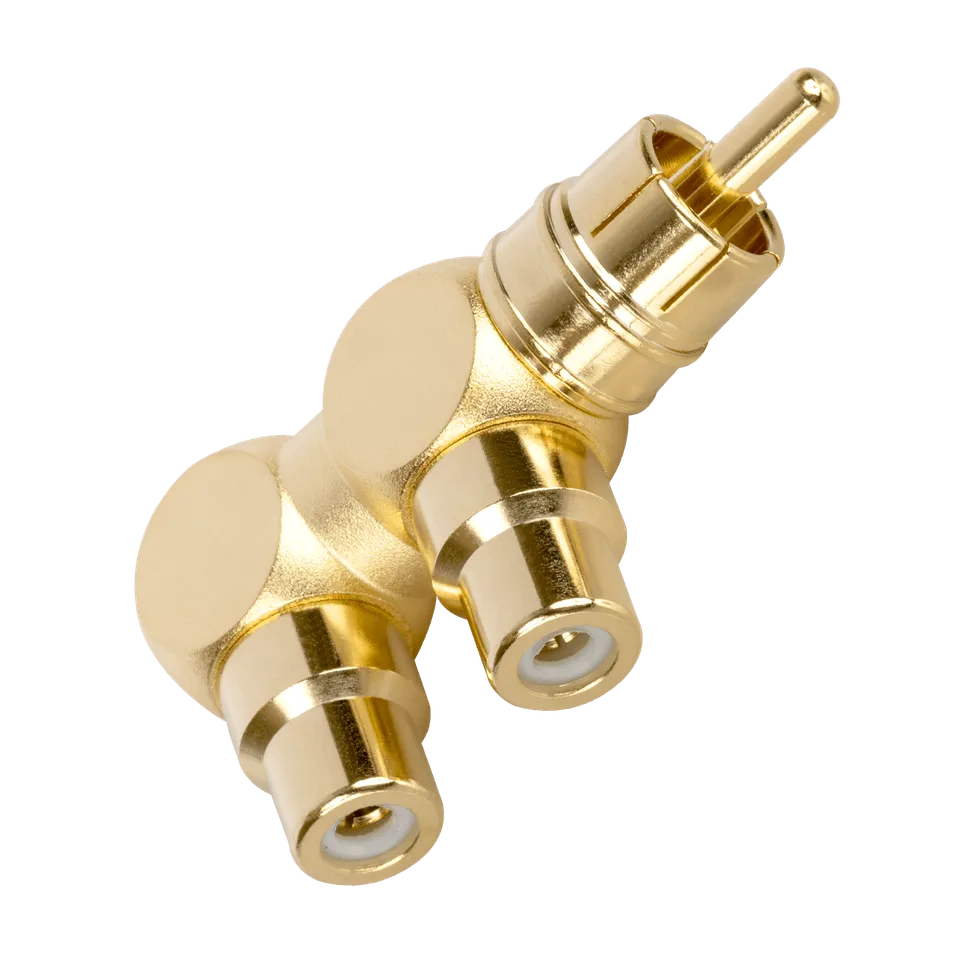 AudioQuest 3,5 mm til 2x RCA adapter hard