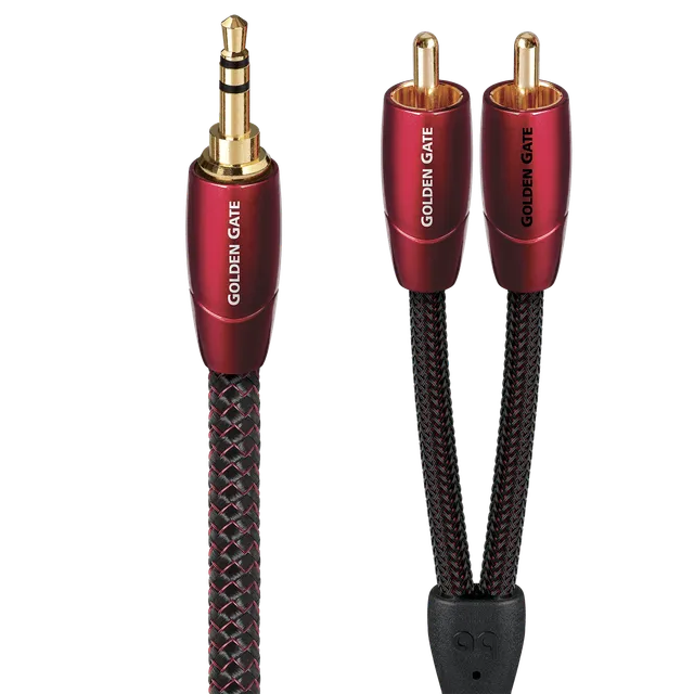 AudioQuest Golden Gate 3,5 mm-RCA signalkabel PSC-kobber