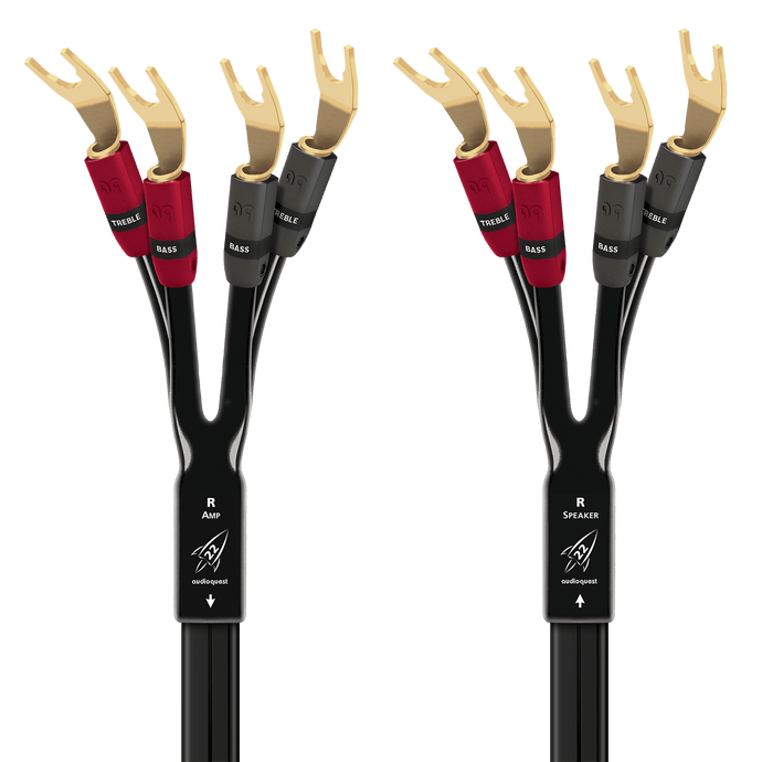 AudioQuest Rocket 22 høyttalerkabel Single BiAmp kobber