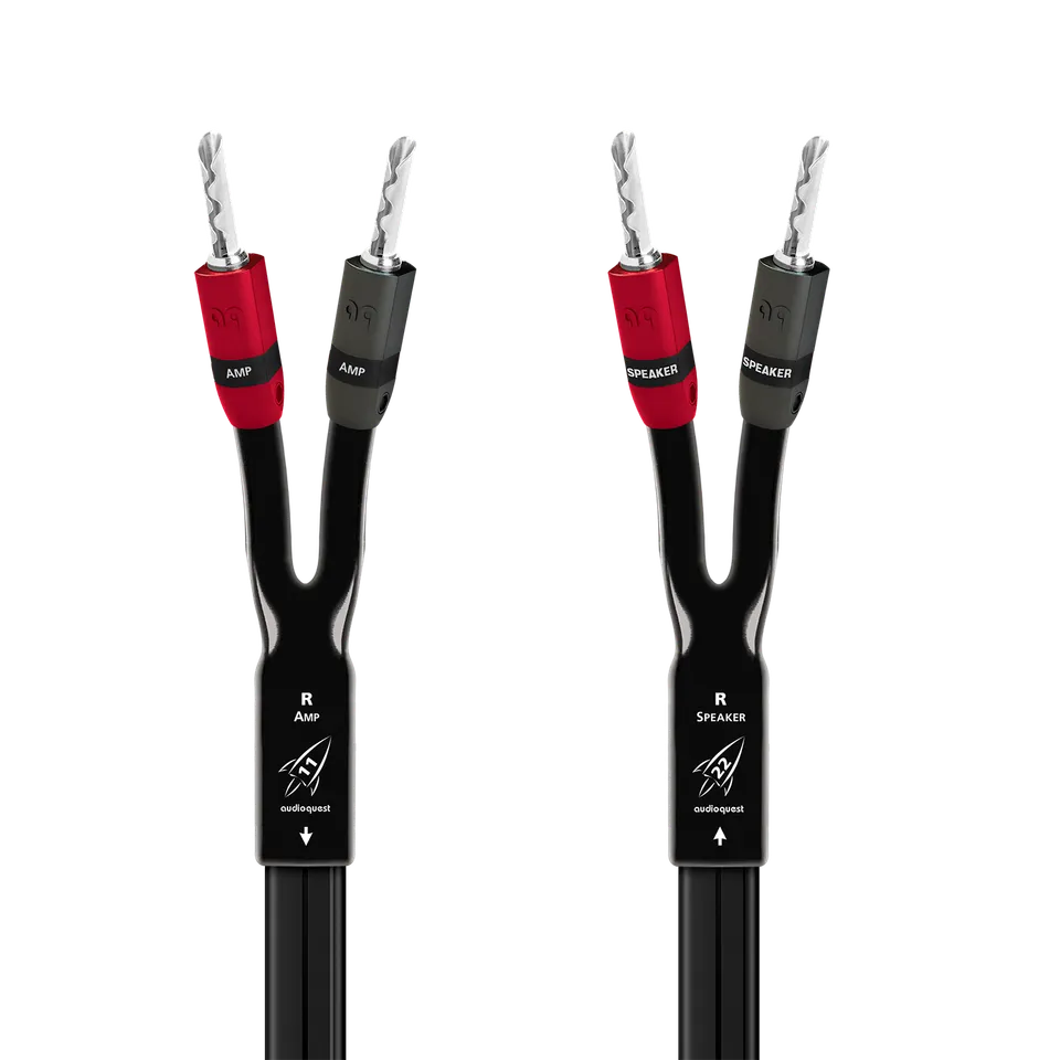 AudioQuest Rocket 11 Full-Range høyttalerkabel single 2,4 m