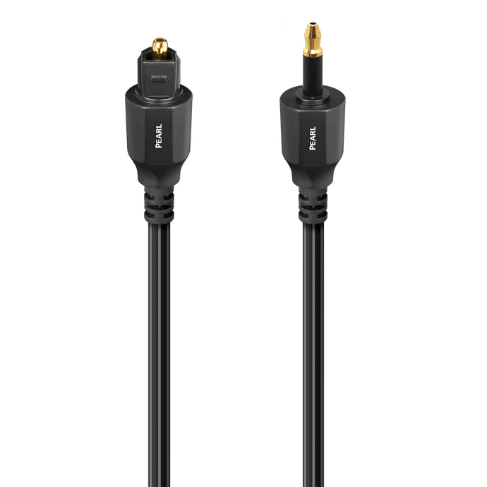 AudioQuest Pearl optisk kabel Toslink-mini 3,5 mm