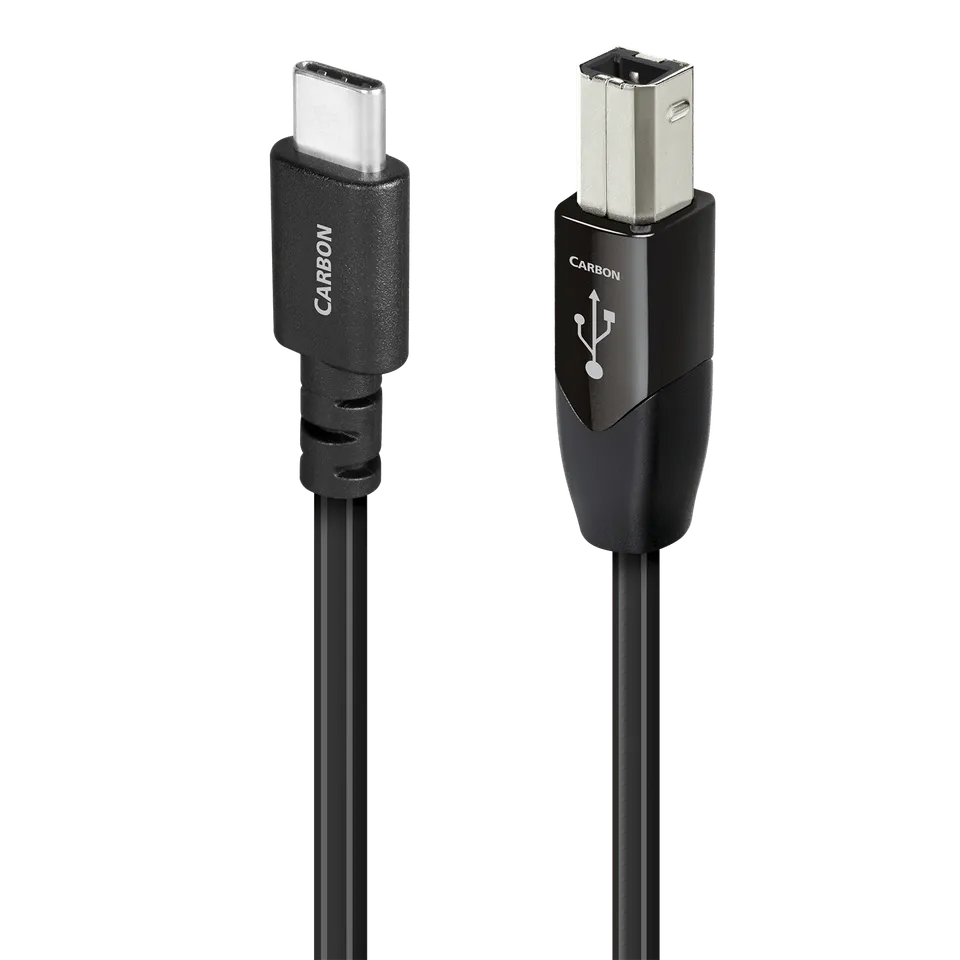 AudioQuest Carbon USB-kabel USB-C til B 5 % sølv
