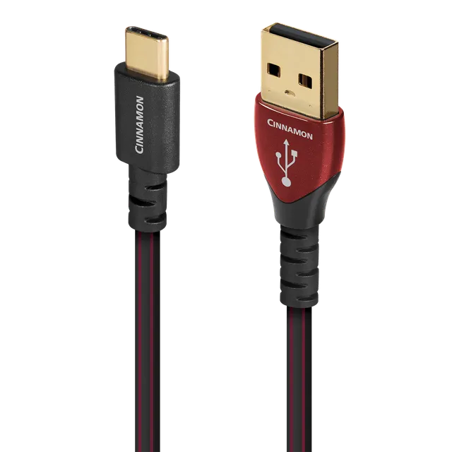 AudioQuest Cinnamon USB-C til A kabel 1,25% sølv