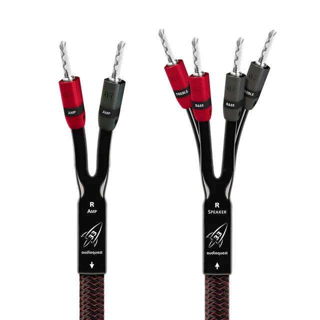 AudioQuest Rocket 33 høyttalerkabel par 3 m Single-BiWire