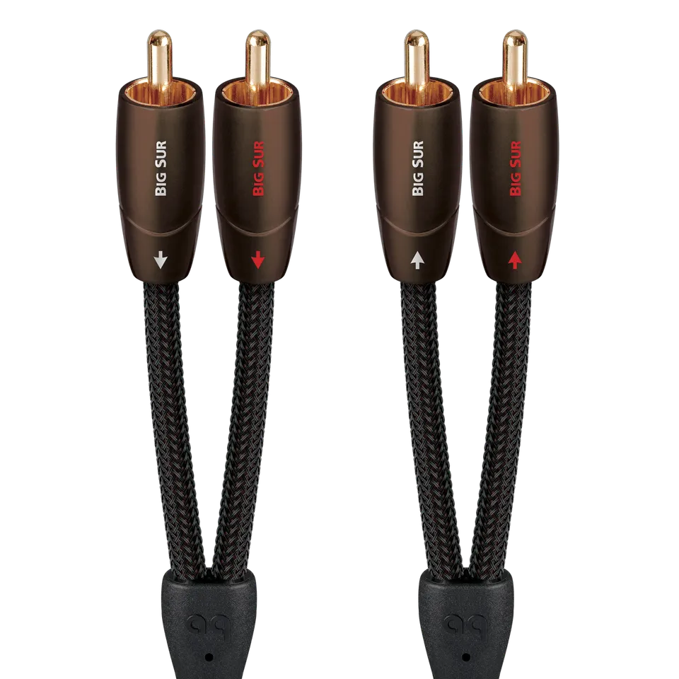 AudioQuest Big Sur RCA signalkabel 1 m kobber