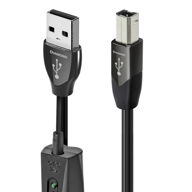 AudioQuest Diamond USB-A til B kabel massivt sølv