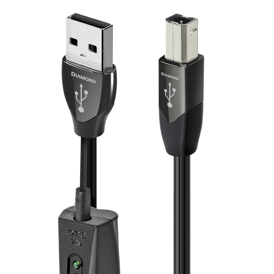 AudioQuest Diamond USB-A til B USB-kabel resertifisert PSS