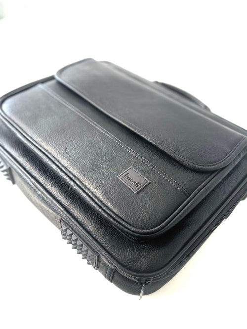 Knosti Moby Lab laptopveske 15" svart kunstskinn