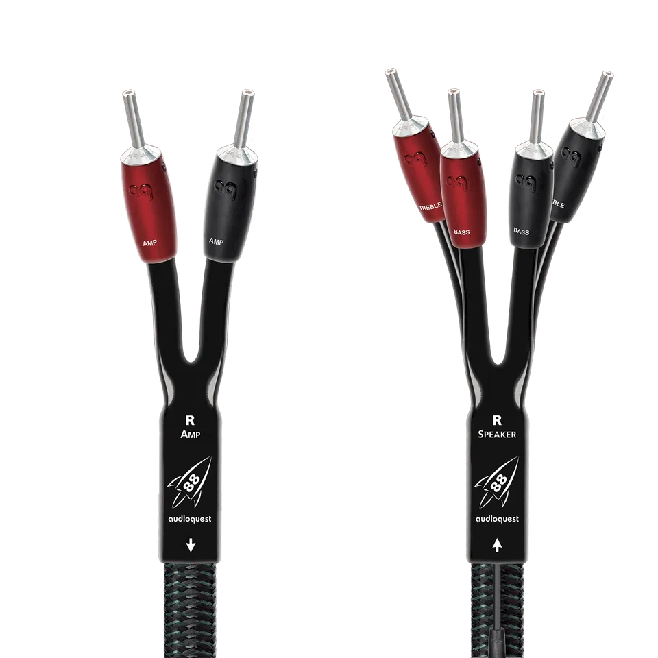 AudioQuest Rocket 88 høyttalerkabel par 3 m Single-BiWire