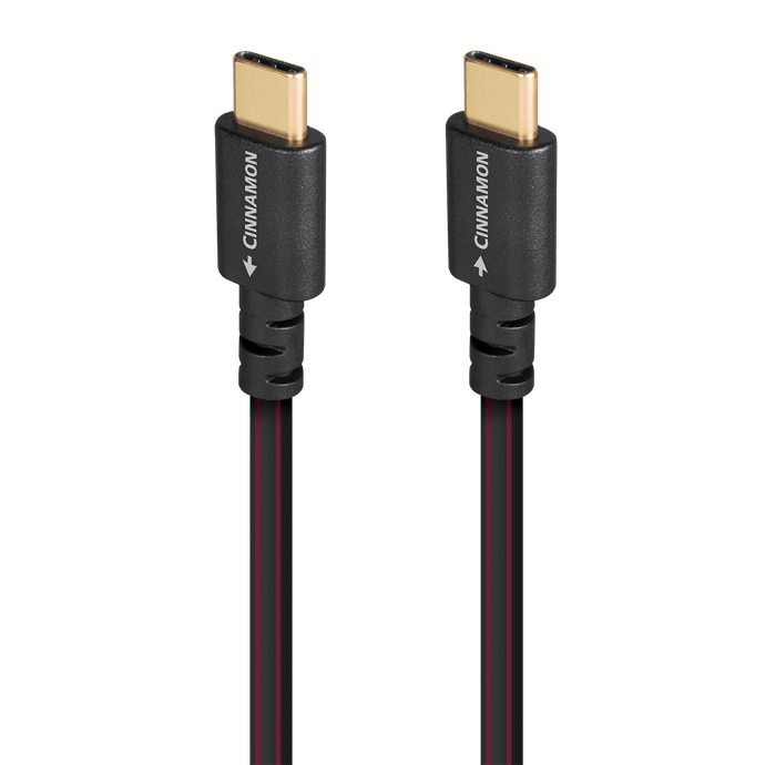 AudioQuest Cinnamon USB-C kabel C til C 1,25 % sølv