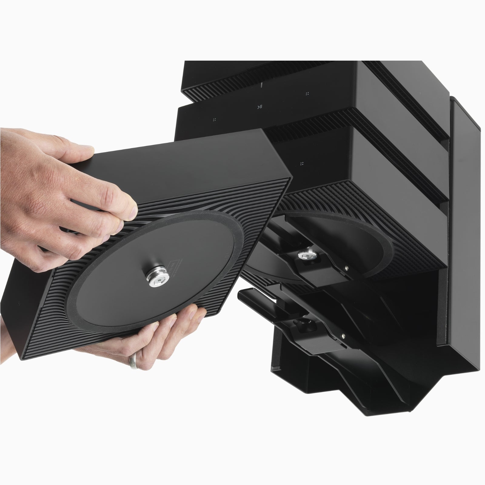 Flexson Sonos Amp dock svart 4-plass