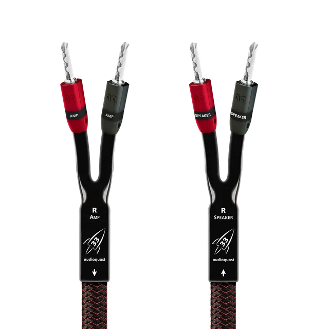 AudioQuest Rocket 33 Full-Range høyttalerkabel flettet
