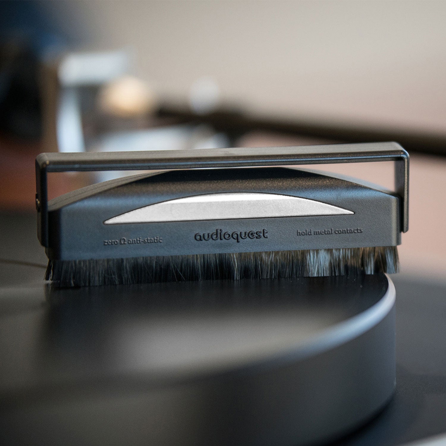 AudioQuest Silver platebørste antistatisk karbon