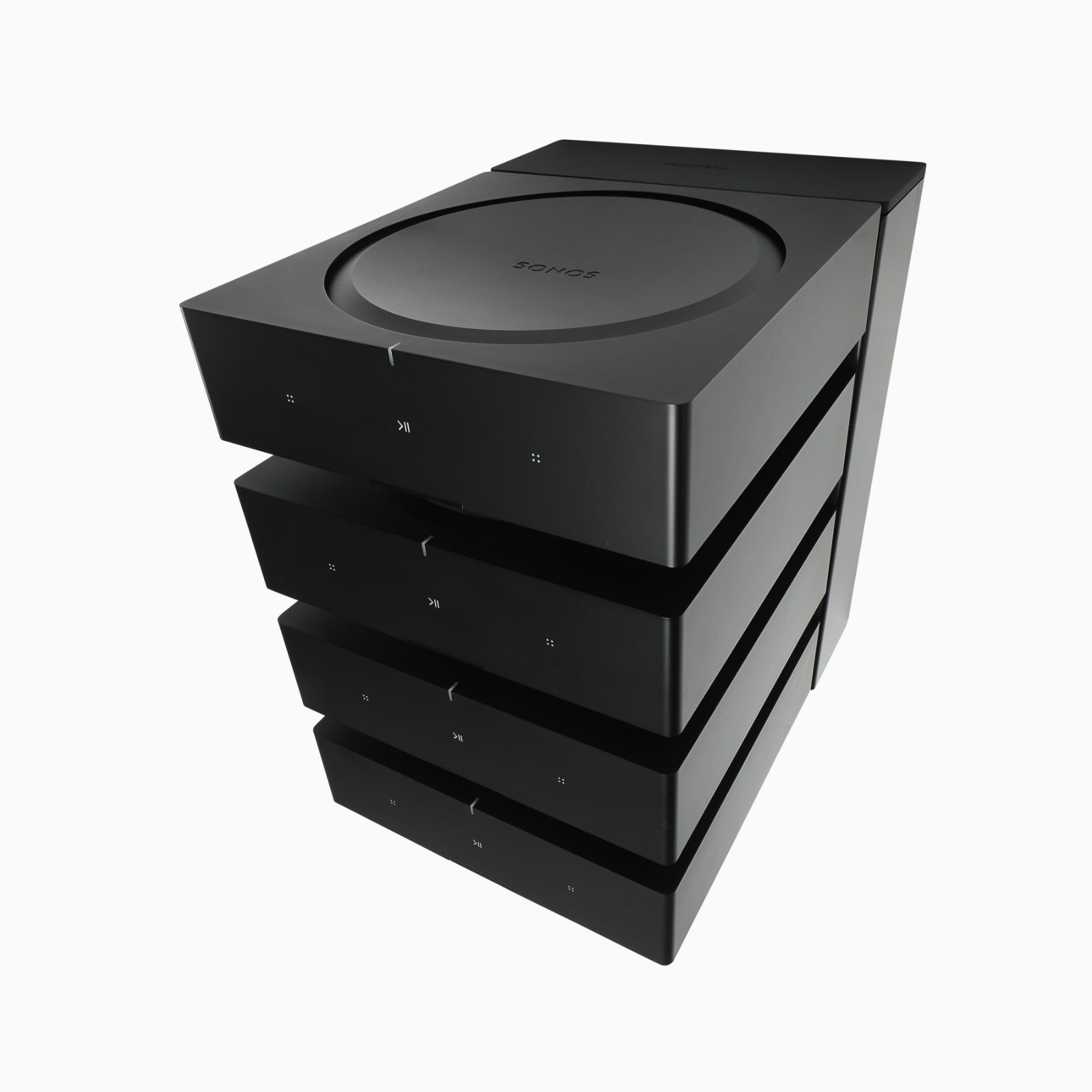 Flexson Sonos Amp dock svart 4-plass