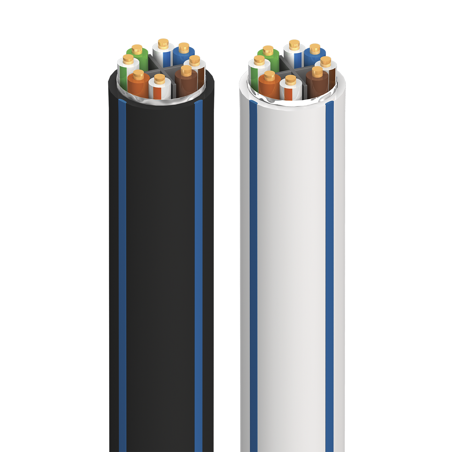 AudioQuest CAT 600 FMJ nettverkskabel 152 m sort