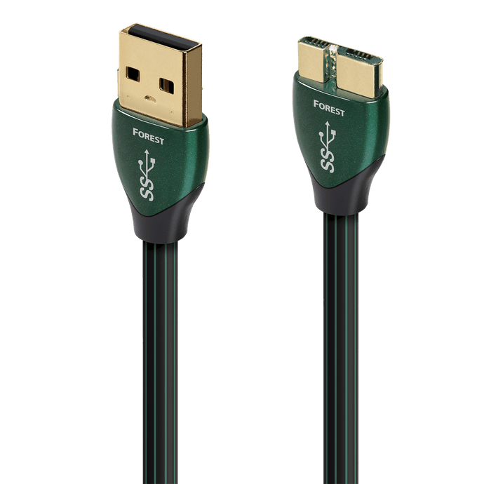 AudioQuest Forest USB-A til Micro-B kabel sølv