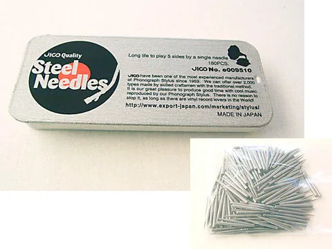 JICO Steel Needles stålnåler 180 stk