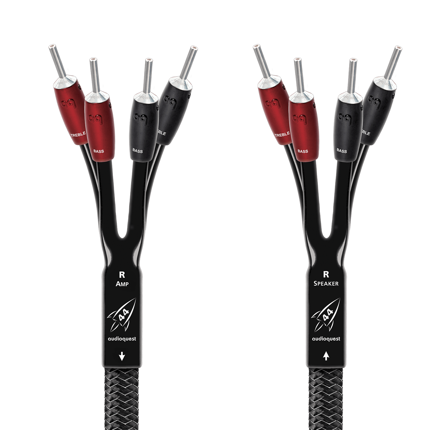 AudioQuest Rocket 44 Single-BiAmp høyttalerkabel kobber