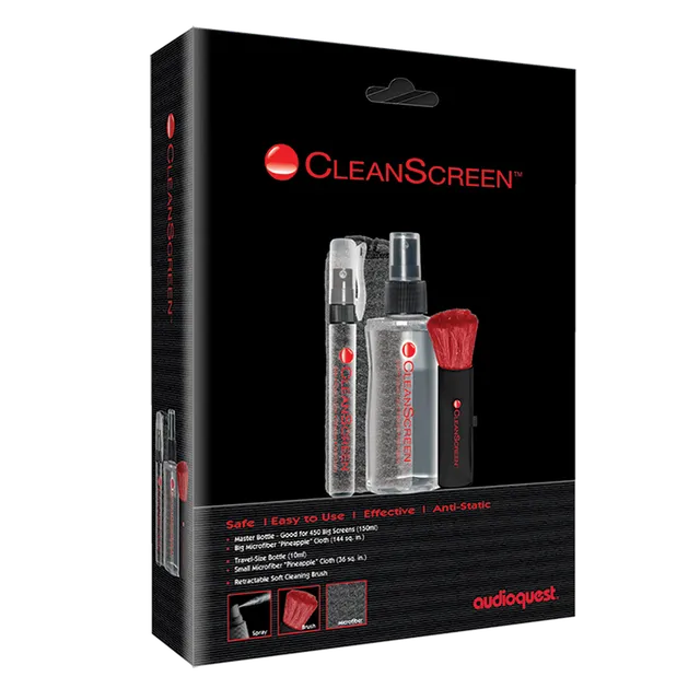 AudioQuest CleanScreen rensesett skjerm mikrofiber