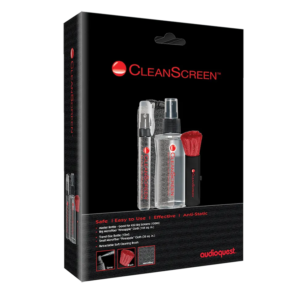 AudioQuest CleanScreen rensesett skjerm mikrofiber