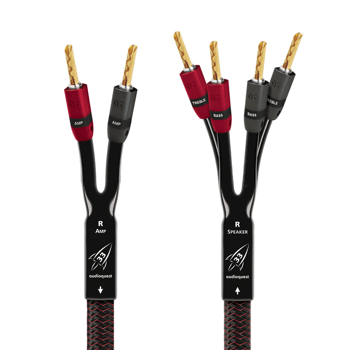 AudioQuest Rocket 33 høyttalerkabel Single-BiWire